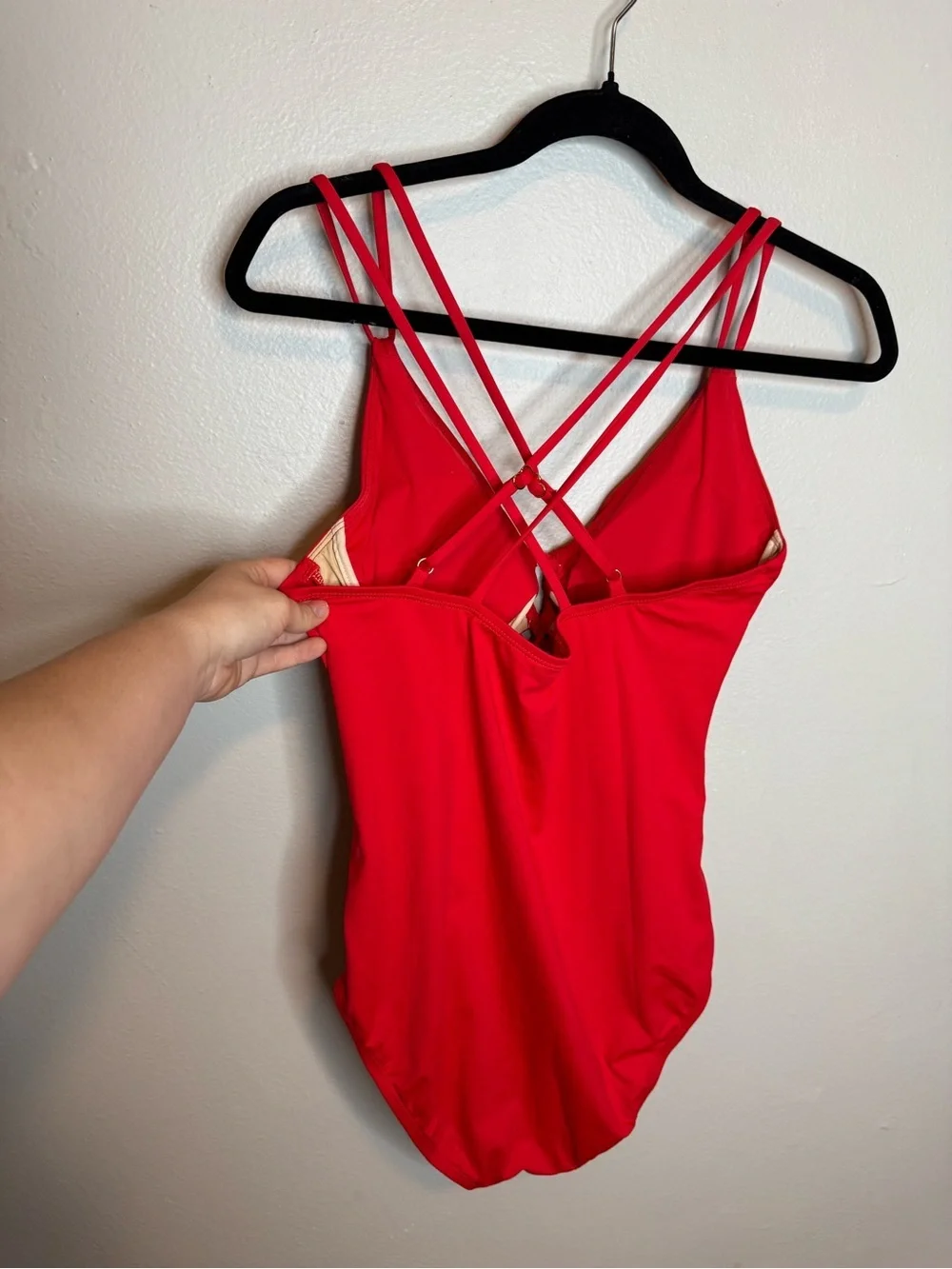 La Blanca Red Strappy Red Swimsuit One Piece